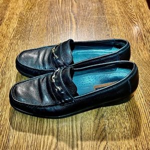 LAST MONTH: Mens Florsheim Black & Gold Bit Loafer Size 10.5